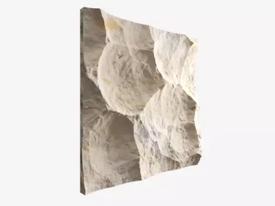 417-RockPanel sandstone wall art 3D model