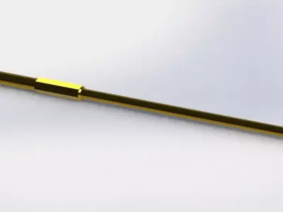 Straight 5 hole probe Free 3D model