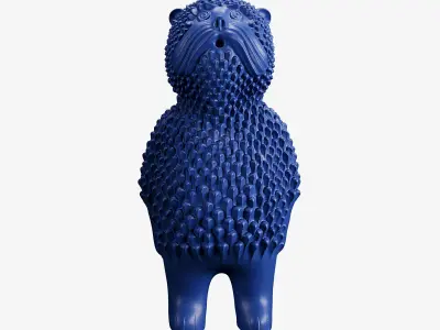 Dido Mykhas Blue by Makhno Ceramic Studio 3D model