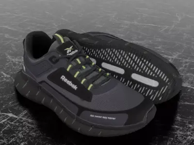 REEBOK ZIG DYNAMICA 3D SHOES Low-poly 3D model