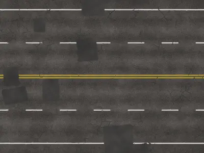 Traffic Cone Low-poly 3D model