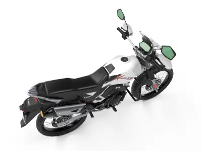 Hero Xpulse Low-poly 3D model