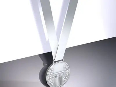 Medal gold 3D model