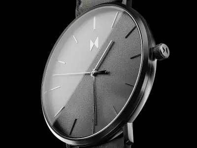 Watch MVMT Legacy Slim Panther Black 3D model