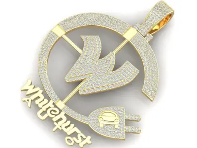Hip Hop WHITEHURST Pendant 3D print model