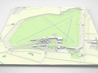 Goodwood Motor Circuit Chichester United Kingdom 3D model