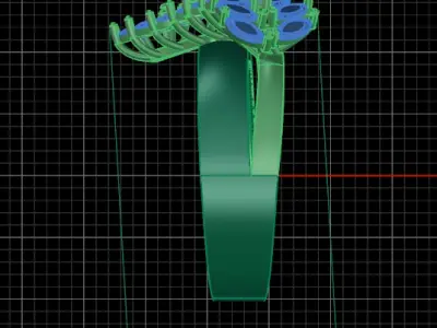 jewelry ring 221 3D print model