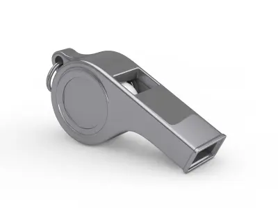 Sport Whistle 3D model