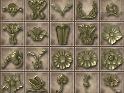 Ornamental Vol 04 3D model