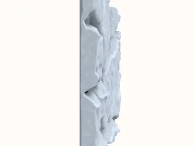Stone wall 197 3D model