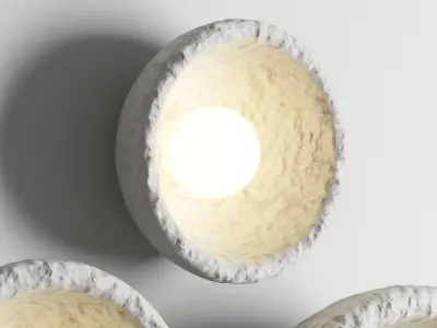 The SONIAH Lighting Collection wall light Low-poly 3D model