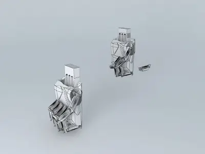 Robot hand 2 Free 3D model