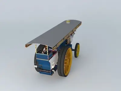 Burrell Showmans 4000 Ex Mayor  1925 Free 3D model