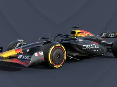 RedBull RB-20 F1 Low-poly 3D model