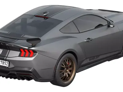 Shelby S650 Super Snake 2026 3D model