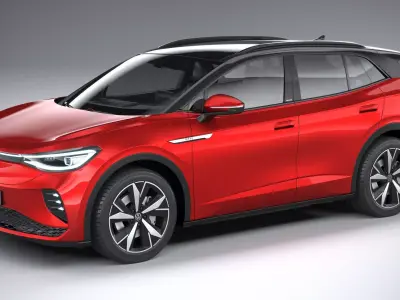 Volkswagen ID4 GTX 2022 3D model