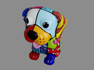 Decoration Dog figurine 3D model