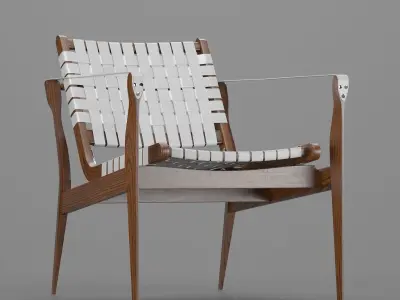 Dilan Safari Armchair 3D model