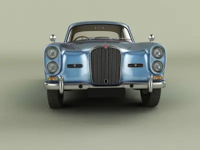 Alvis TE21 coupe 3D model