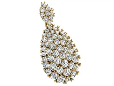 Pear Shaped Luxury Pendant 4519 3D print model