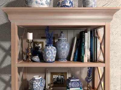 The blues Vase collections 3D model