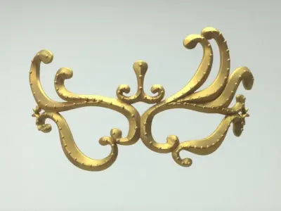 Carnival Mask - Tentacles 3D print model