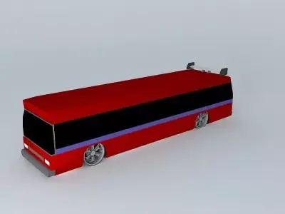 Sweet Party Bus Free 3D model