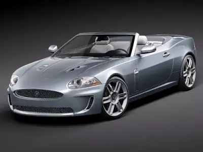 Jaguar XKR Convertible 3D model