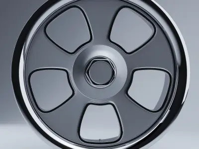 US MAG Wheels BLVD U125 Low-poly 3D model