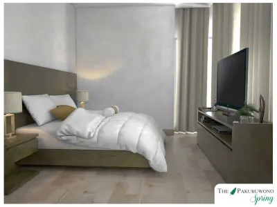 Bedroom of Large Apartment 3D model