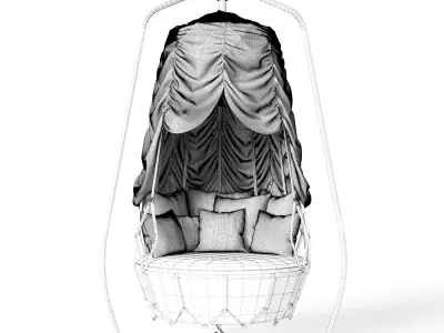 Roberti Rattan  Gravity swing sofa 3D model