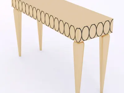 Roberto Ventura ELLISSE3 console table 3D model