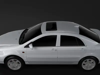 BYD F3 2016 3D model