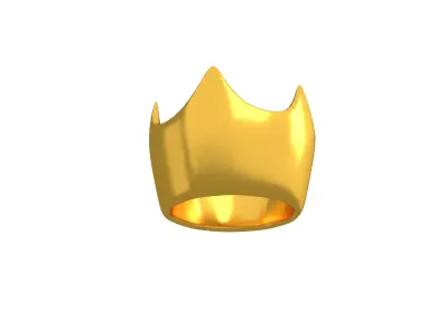 Crown v3 001 Low-poly 3D model