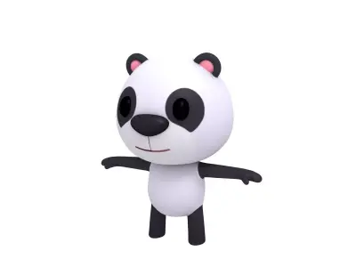 Little Panda 3D model