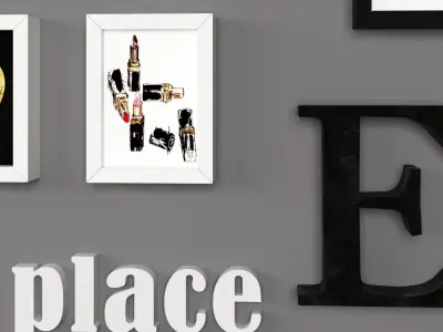 Decorative set08 3D model