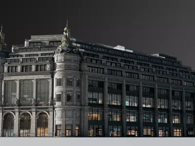 Grand Arcade Printemps Shopping center 3D model