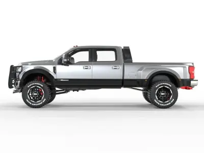2021 Super Duty 350 XLT DUALLY Pickup 3D model