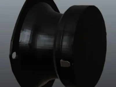 Massive T40 Series Bullet Titanium Tweeter Free low-poly 3D model