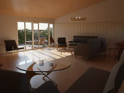 Modern Living Room Pack 01 Low-poly 3D model