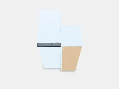 PAX - GRIMO Corner wardrobe 1 Low-poly 3D model