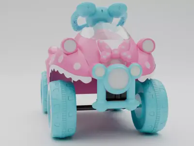 toy car Low-poly 3D model by mr-jacks3d from CGTrader (Low-poly)