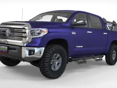 TOYOTA TUNDRA 2010 SALTDOG MODELS  Low-poly 3D model