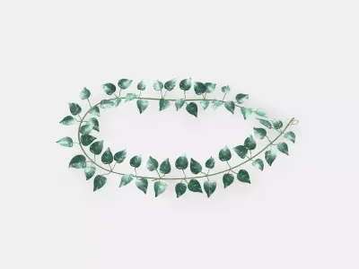 SMYCKA Artificial garland Low-poly 3D model