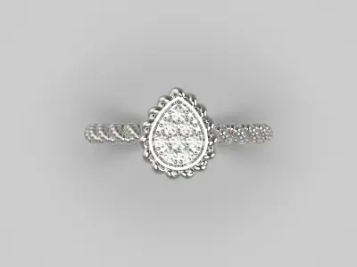 fantastic jewelry ring jr00045 3D print model