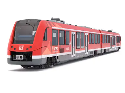 DB Regio Alstom Coradia LINT 54 Train 3D model