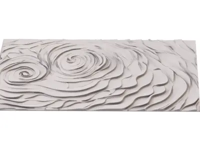 decor set wall panel wall relief mural CNC 44 3D model