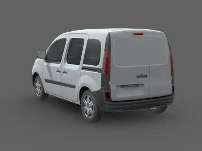Renault Kangoo 2014 Low-poly 3D model