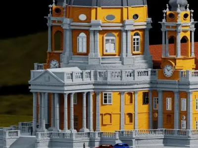 BASILICA di SUPERGA TURIN 3D model