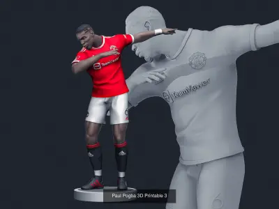 Paul Pogba 3D Printable Collection